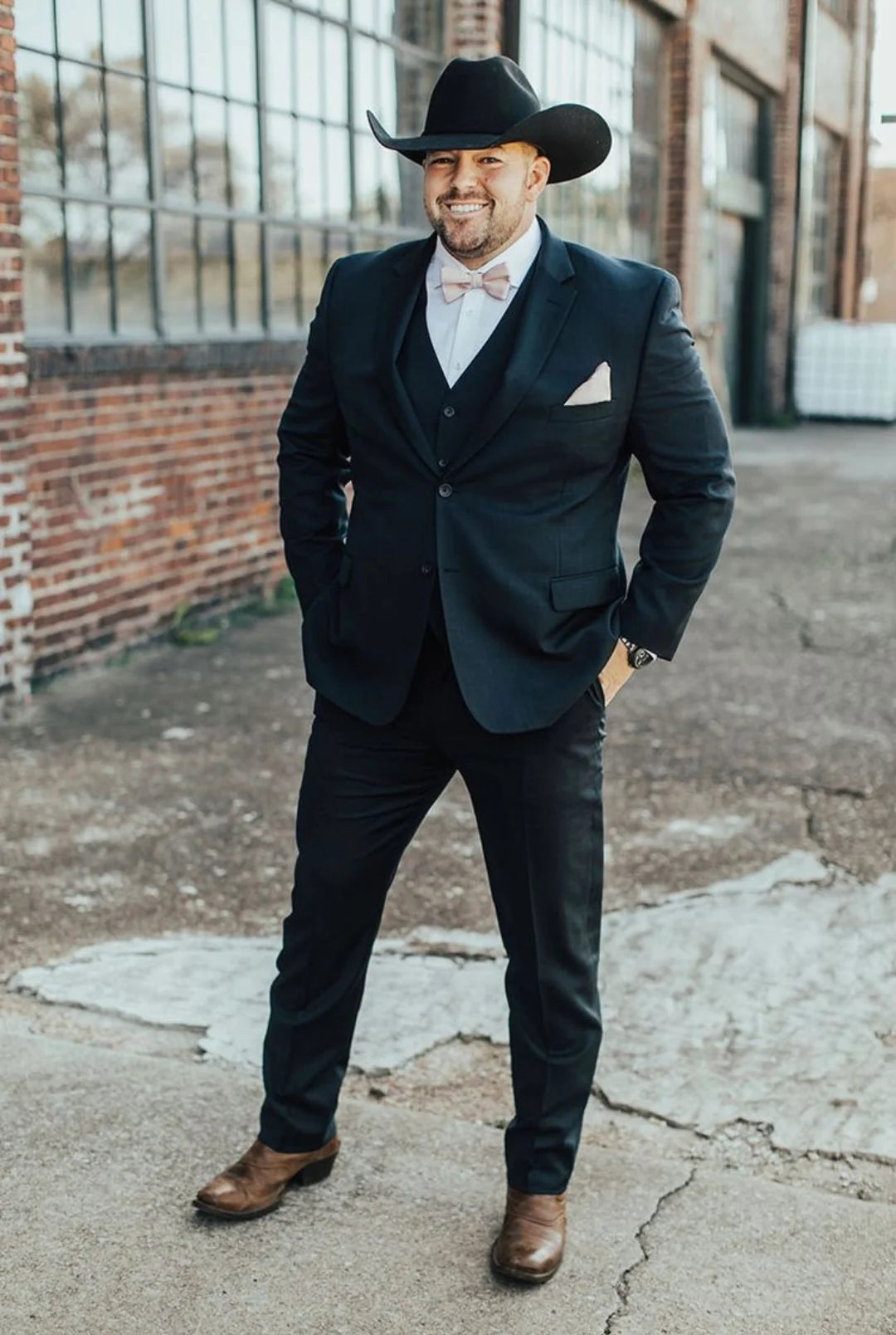 Traje de Vestir Corte Vaquero