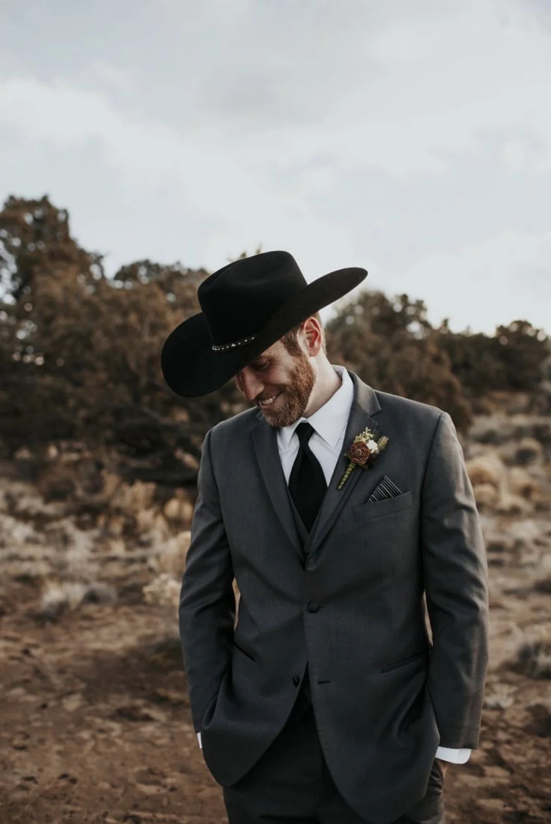 Traje de Vestir Corte Vaquero