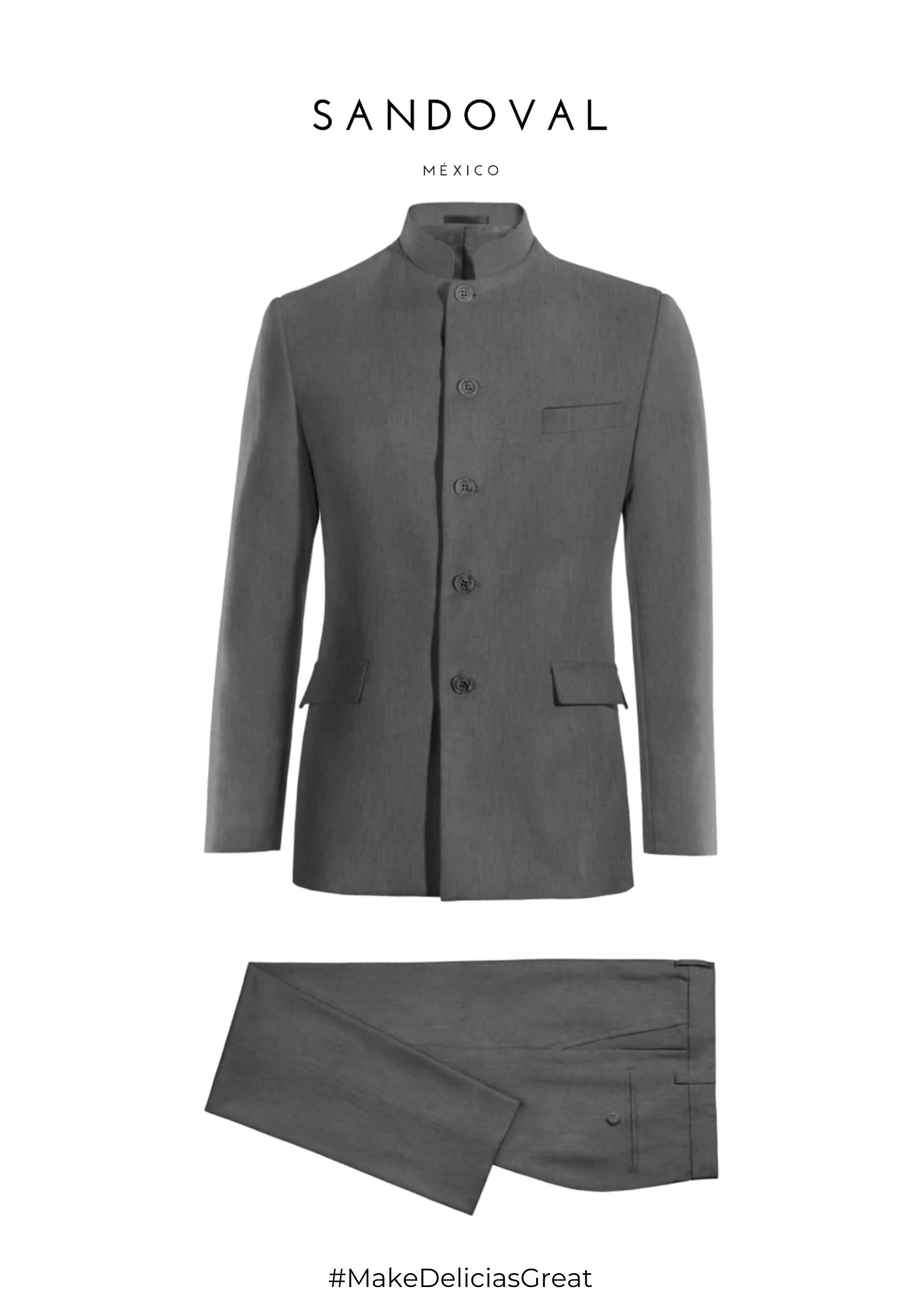 Traje Cuello Mao