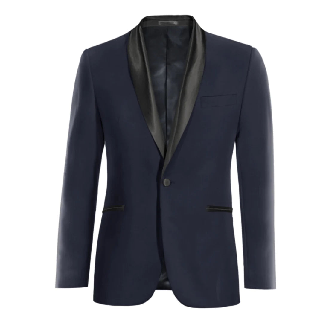 Smoking Azul Marino Semimedida