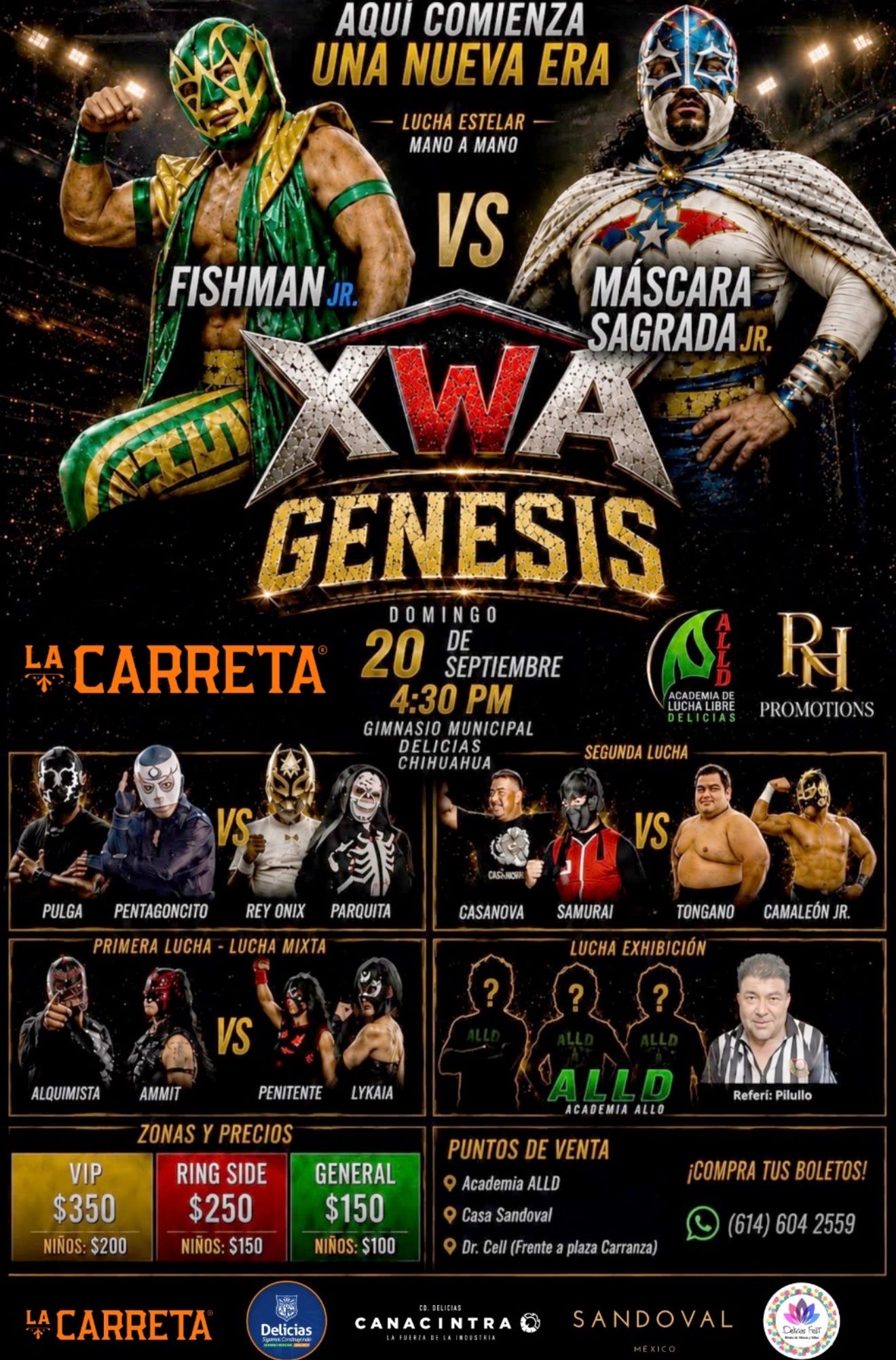 XWA GÉNESIS | Boletos Oficiales