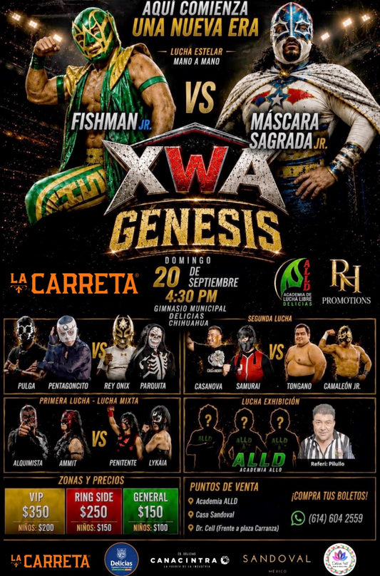 XWA GÉNESIS | Boletos Oficiales