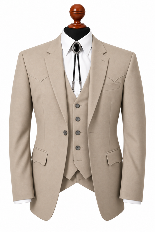 Traje Vaquero Beige