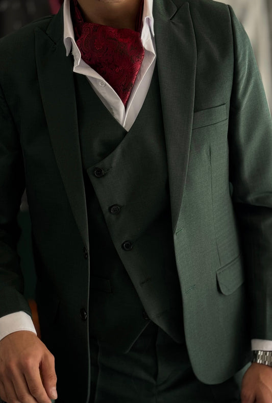 Traje Verde Slim Fit