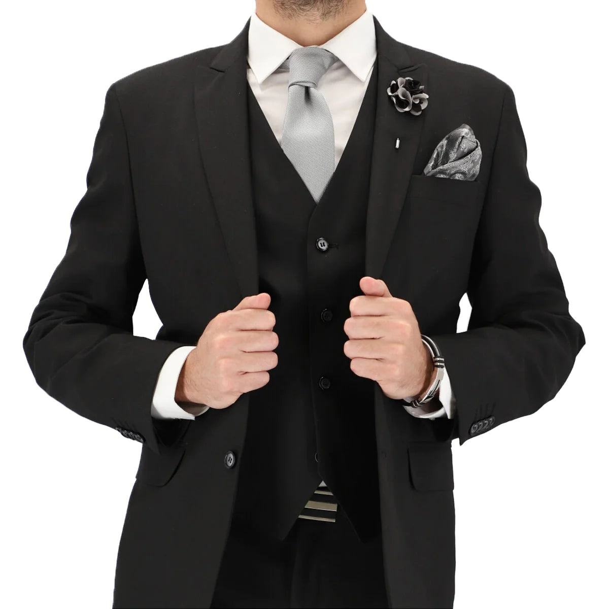 Traje Negro Modern Fit