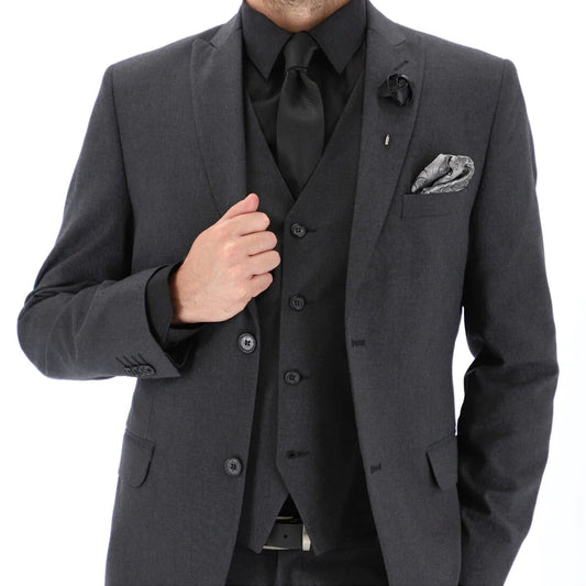 Traje Gris Oxford Modern Fit