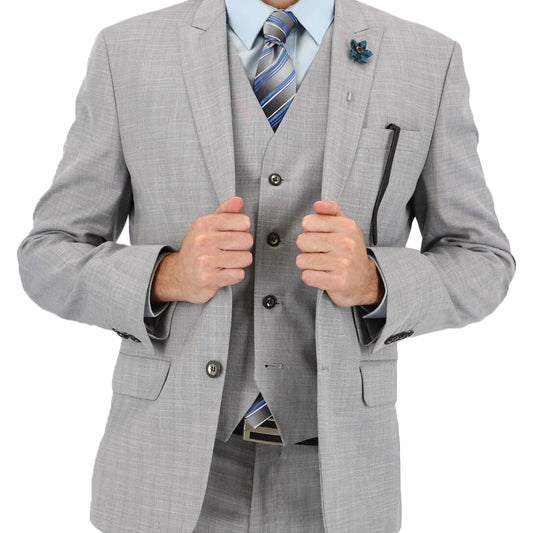 Traje Gris Perla Modern Fit