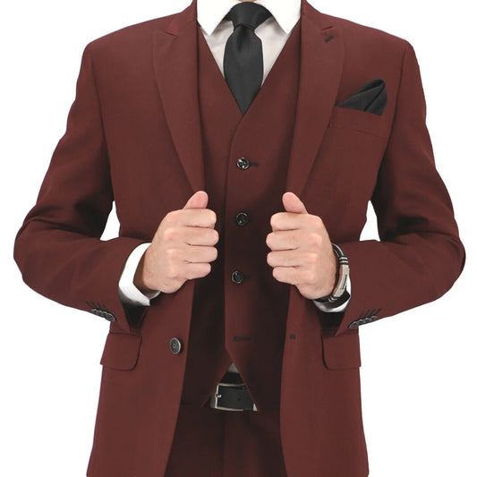 Traje Vino (3 piezas)